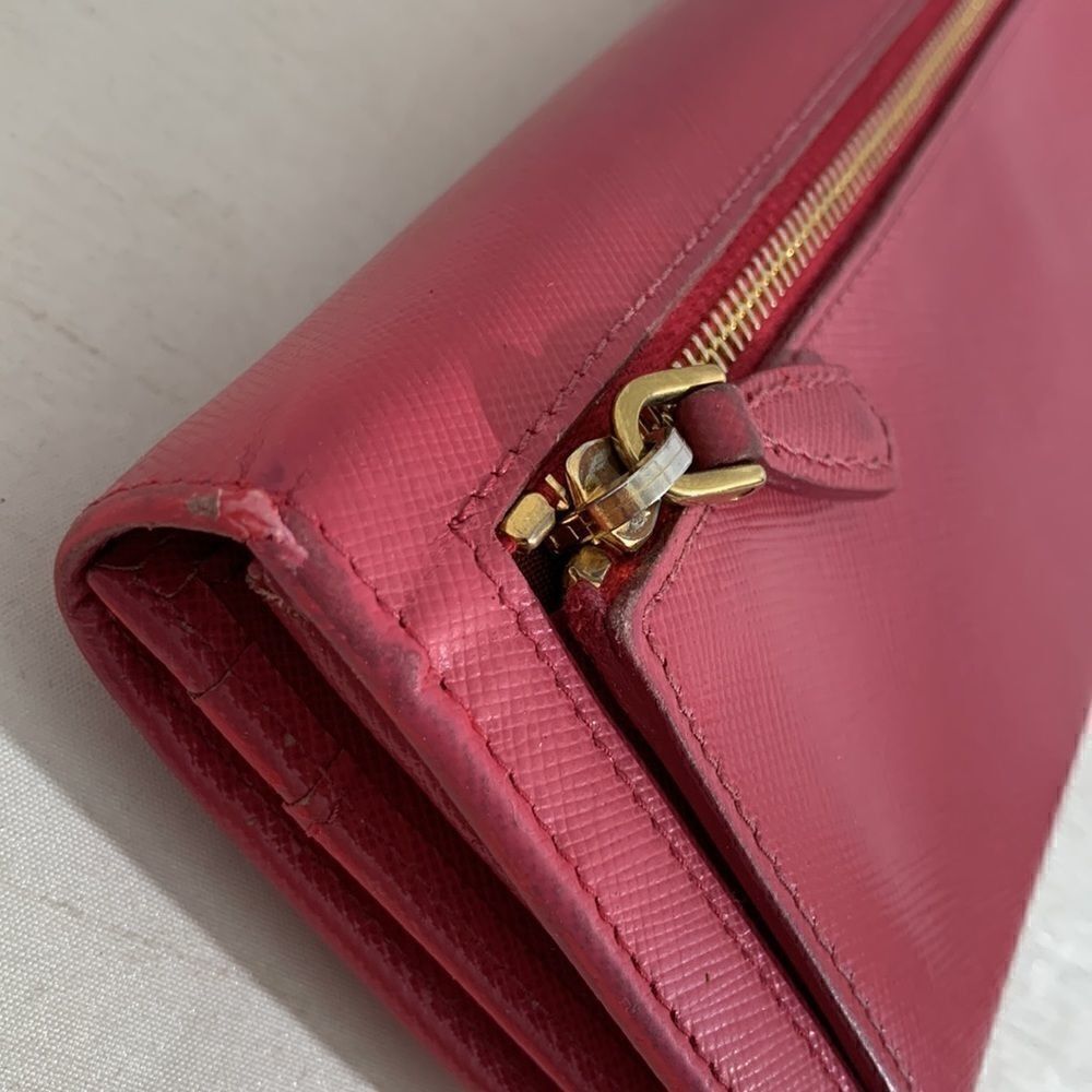 💥AUTHENTIC💥Prada Saffiano Leather Bow Wallet - Picture 10 of 14